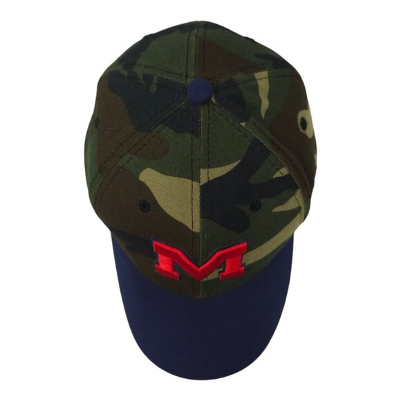 New Era 39Thirty Ole Miss Cap Stretch Flex M/L 3D Embroidered Logo Camo Baseball - Picture 6 of 13